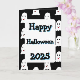 Feliz cartão de lembrança de presente de Halloween