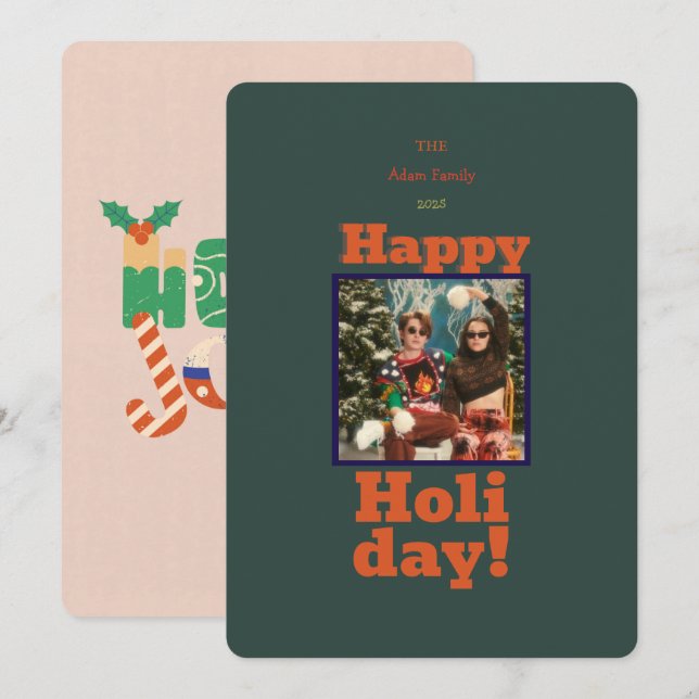 Feliz Cartão de Natal! (Frente/Verso)