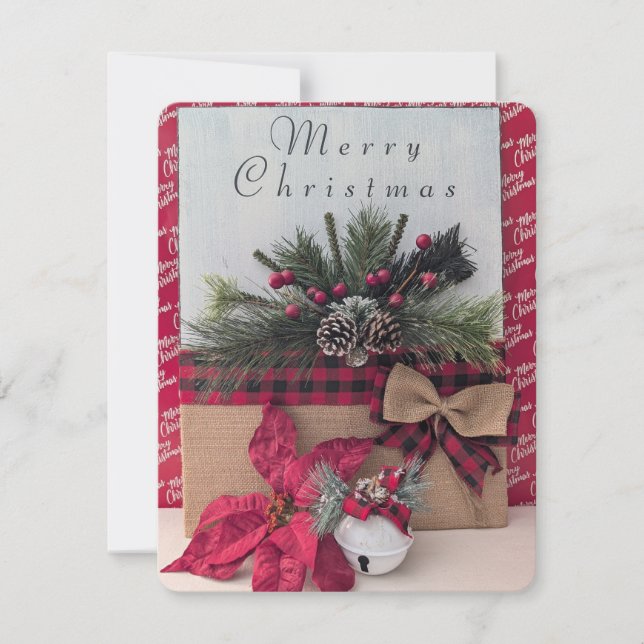 Feliz cartão de Natal (Frente)