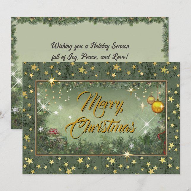 Feliz Cartão de Natal 🎄 (Frente/Verso)