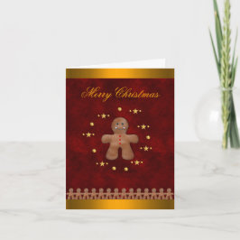 Feliz Cartão de Natal com Homens Gingerães