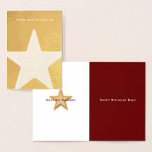 Feliz Cartão de Pai de Aniversário