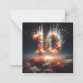 Feliz Cartão de Saudação de 10 Dias-B