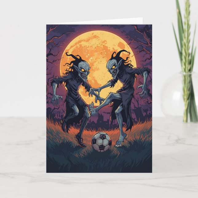 Feliz Cartão de Saudação de Halloween (Frente)