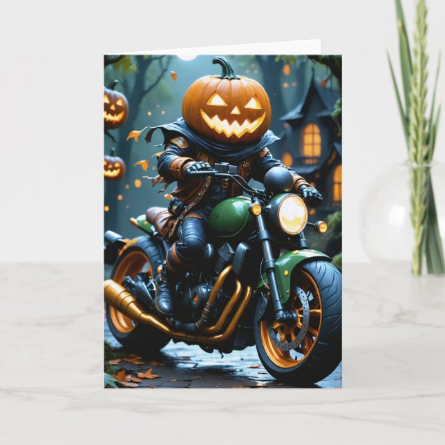 Feliz Cartão de Saudação de Halloween (Frente)