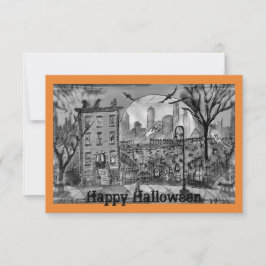 Feliz Cartão de Saudação de Halloween
