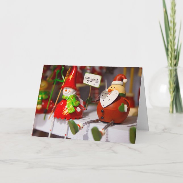 Feliz Cartão de Saudação de Natal (Frente)