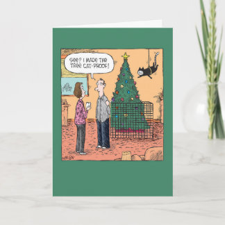 Feliz Cartão de Saudação de Natal - Árvore de Prov