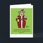 Feliz Cartão De Saudação De Natal Para Ele<br><div class="desc">Feliz Natal! Divirta-se em espalhar o riso com este hilariante cartão de boas-vindas de Natal de humor de feriado do artista Bill Abbott; envie algumas risadas com seus melhores desejos nesta temporada de festas. O desenho de Bill Abbott, "Spectickles", que os quadrinhos internacionalmente sindicados também apareceram em Hallmark U.K., Reader's...</div>