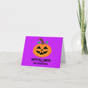 Feliz Cartão de Saudação de Pumpkin de Halloween