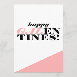 Feliz Cartão de Saudação do Dia de Galentine