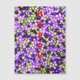 FELIZ! Cartão de Saudação Magnético