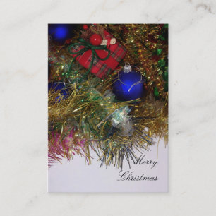 Feliz Cartão de visita de Natal