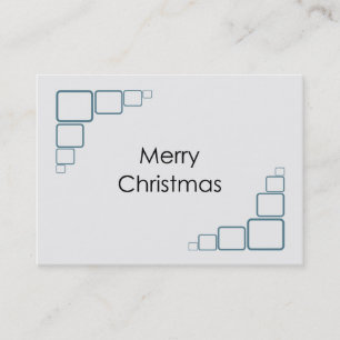 Feliz Cartão de visita de Natal