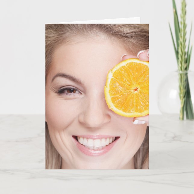 Feliz cartão sarcástico de aniversário atrasado (Frente)