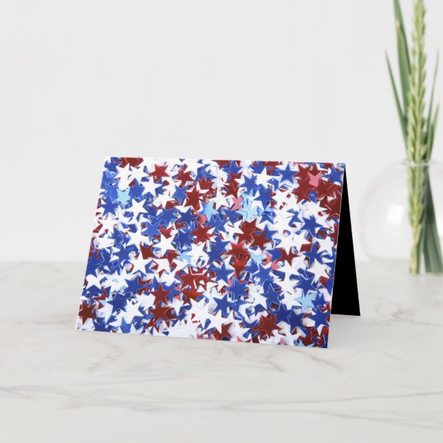 Feliz Cartão Saudável de 4 de julho (Frente)