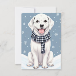 Feliz Cartões de agradecimentos plano Cachorro bra