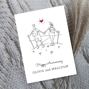 Feliz Casamento de Aniversário Vermelho