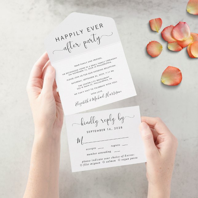 Feliz Casamento de Escolha do Menu da Festa (Criador carregado)