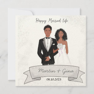 Feliz casamento, ilustração,