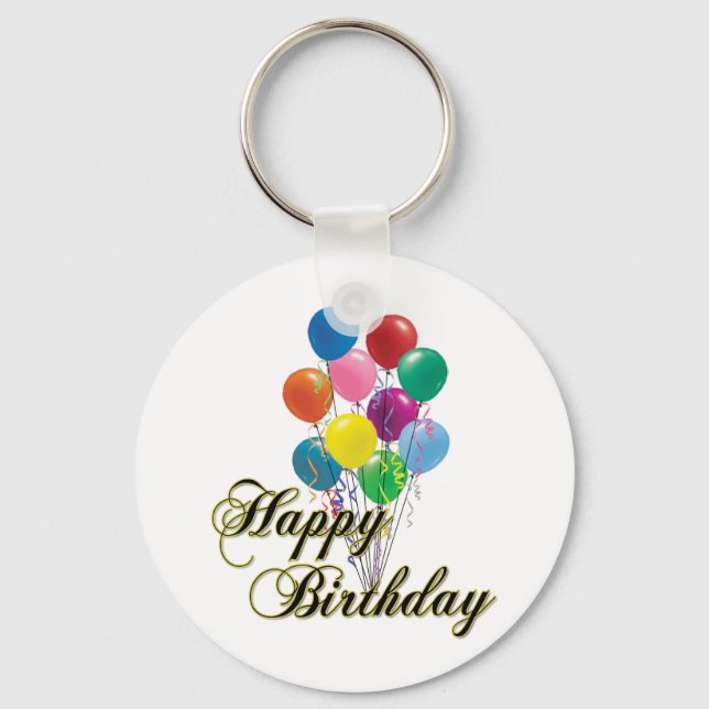 Feliz Chaveiro de aniversário - D4 (Frente)