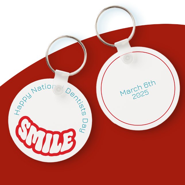 Feliz Chaveiro de Dentistas Nacionais (dentist day keyring)