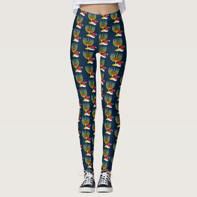 Feliz Chrismukkah Leggings (Frente)