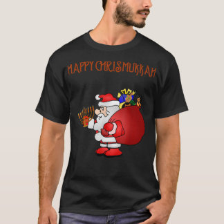 Feliz Chrismukkah Misturou Camisa Feriada Familiar