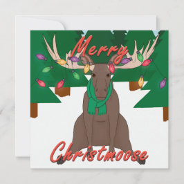 Feliz Christmoose - Cartão de Natal