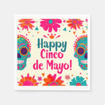 Feliz Cinco de Mayo! Guardanapo de Papel