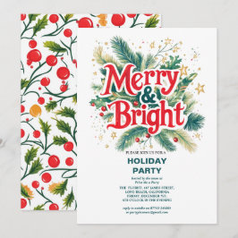 Feliz Colorida e Festa de Natal Brilhante