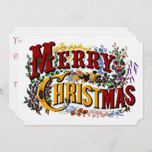 Feliz Convite de festas de Natal