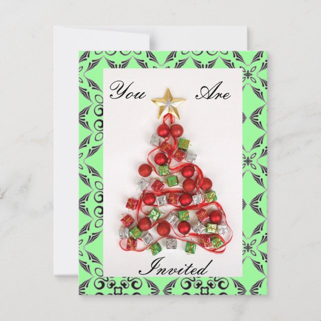 Feliz Convite de Natal (Frente)