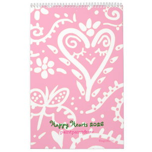 Feliz Coração 2025 Calendário