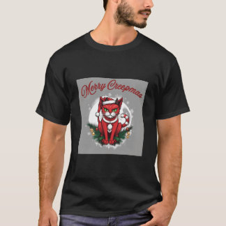 Feliz Creepmas Cat T-Shirt