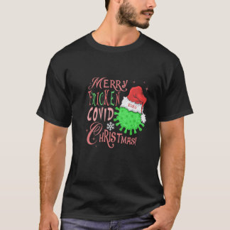 Feliz de Camisa de Natal Ficken Covid
