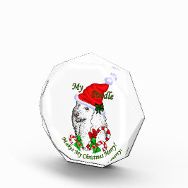 Feliz de Natal de Poodle