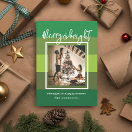 Feliz de Natal e Cartão de Férias Brilhante