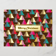 Feliz de Natal Pine Brown. Personalizado.