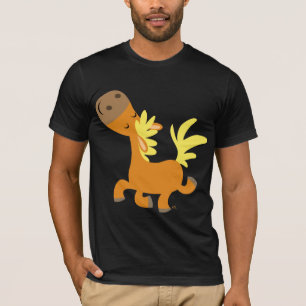 Feliz desenho animado Pony T-shirt