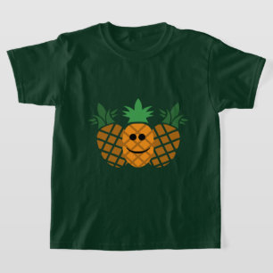 Feliz Design de abacaxi - Camiseta Básica para Men