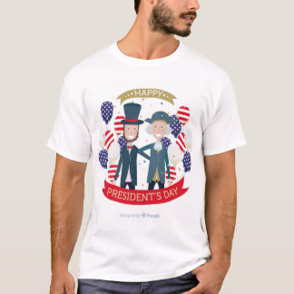 Feliz Design de Camisa do Dia do Presidente