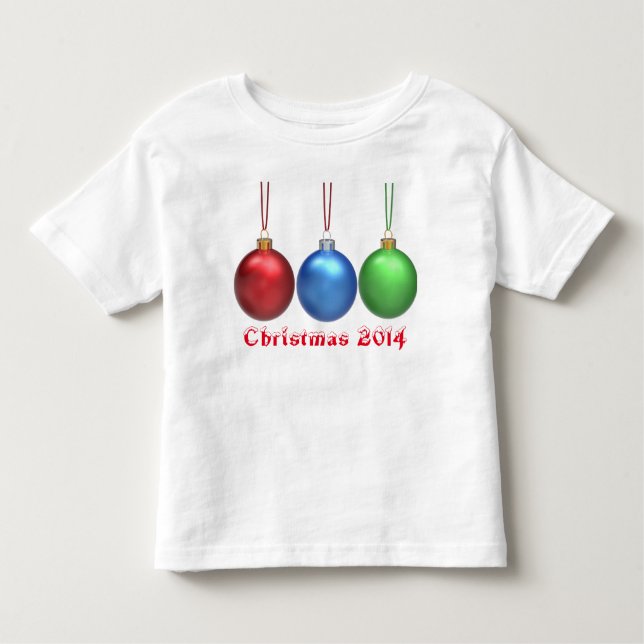 Feliz Design de Natal, Toddler T-shirt (Frente)