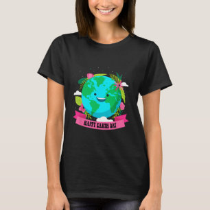 Feliz Dia da Terra Camisa Terra Cura com Terra Flo