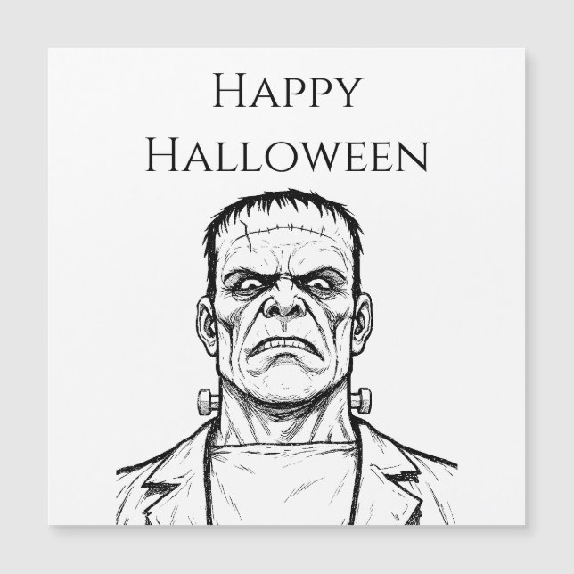 Feliz Dia das Bruxas Frankenstein  (Frente)