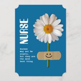 Feliz Dia das Enfermeiras. Cartão de Saudação Flat