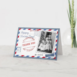 Feliz Dia das Enfermeiras. Cartão de Saudação para