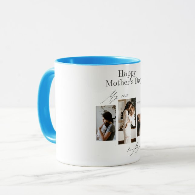 Feliz Dia das Mães 2025 Caneca do Amor (Frente Esquerda)