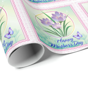 Feliz Dia das Mães 2 Papel de embrulho