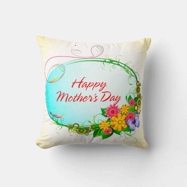 Feliz Dia das Mães 6 Almofadas (Frente)